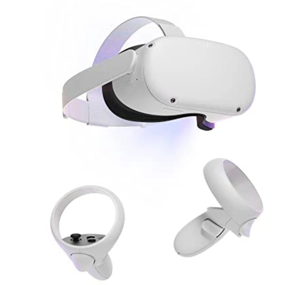 Oculus Quest 2 Virtual Reality Headset Bundle 128GB - Great Condition